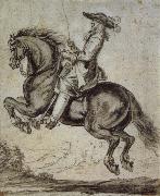 Abraham Jansz Van Diepenbeeck William duke of Newcastle, to horse oil painting